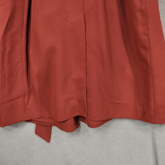 Estelle Georgie Trench Coat 1X 16W Women Ginger Orange Red Pockets EJ231100 NEW - Picture 16 of 16